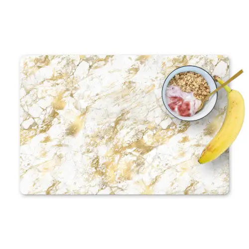 Marmer - Goud - Structuur Placemat vinyl groot 368 -zzzproduct_Kitchenyeah-website
