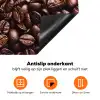 Bonen - Close-up - Donkerbruin Inductie beschermer vinyl 3mm klein -zzzzzzz-td-onderkant