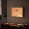 Drank - Oranje - Glitter - Disco Light Box met batterij (Wandlamp) middel -sfeer1