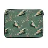 Kersenbloesem - Kraamvogels - Groen laptophoes neopreen klein 279 -3d