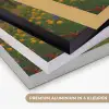 Eenden - Vijver - Bloemen Textielframe zwart klein -USP_kleurenNL