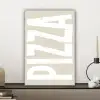 Pizza - Decoratie - Japandi - Wit canvas 2cm klein -sfeer6