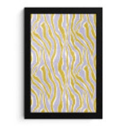 Zebra - Modern - Meerkleurig fotolijst zwart zonder passe partout klein 224 -3d