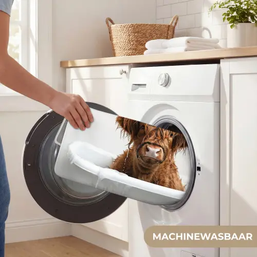 Schotse Hooglander - Bad - Koe - Dieren - Schuim WCmat klein -USP_WasbaarNL