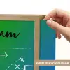 Voetbal - Tactiek - Spel - Groen - Blauw Light Box met batterij (Wandlamp kind) middel -USP_websiteprintNL