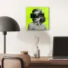 Vrouw - Sterrenhemel - Groen plexiglas 5mm klein -sfeer6
