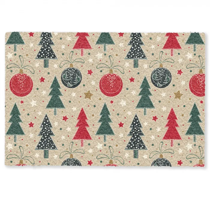Illustratie - Kerst - Sterren Deurmat klein 898 -zkaufland3d