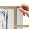 Bamboestammen - Water - Minimalistisch - Wit Light Box met batterij (Wandlamp) middel -USP_websiteprintNL