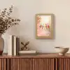 Vogels - Tak - Quote - Roze Light Box met kabel (Tafellamp) klein -sfeer2