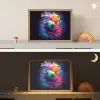 Neon - Bal - Kleurrijk Light Box met batterij (Wandlamp kind) middel -sfeer3_kind