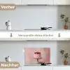 Taart - Pink - Cherry keuken achterwand spatscherm klein -voor_na_DE