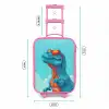 Dino met zonnebril Kinderkoffer - Roze klein -productfoto_formaten