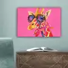 Giraf - Roze - Bril - Sjaal canvas 2cm klein -sfeer4