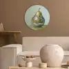 Fruit - Disco - Art - Glitter Akoestische PET Vilt - Rond klein -sfeer1