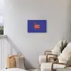 Slow down you're doing fine - Ster - Blauw Tuinposter op houten frame 2 cm dik klein -sfeer1
