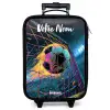 Neon - Net - Voetbal - Kleurrijk Kinderkoffer - Zwart klein -zzz_website3d
