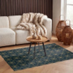 Geometrisch - Elegant - Groen Vloerkleed Rechthoek klein 1091 -atmosphere_sfeer2_global