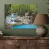 Waterval - Natuur  - Rivier - Bos - Water PET vilt klein -sfeer2