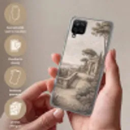 Terras - Stad - Uitzicht - Rivier Telefoonhoesje Samsung Galaxy A12 klein -sfeer3_NL