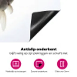 Goudvissen - Modern - Wit Inductie beschermer vinyl 3mm klein -wsfeer4_website