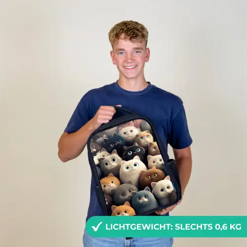 Kattigheid Rugzak - Zwart middel -sfeer7_NL