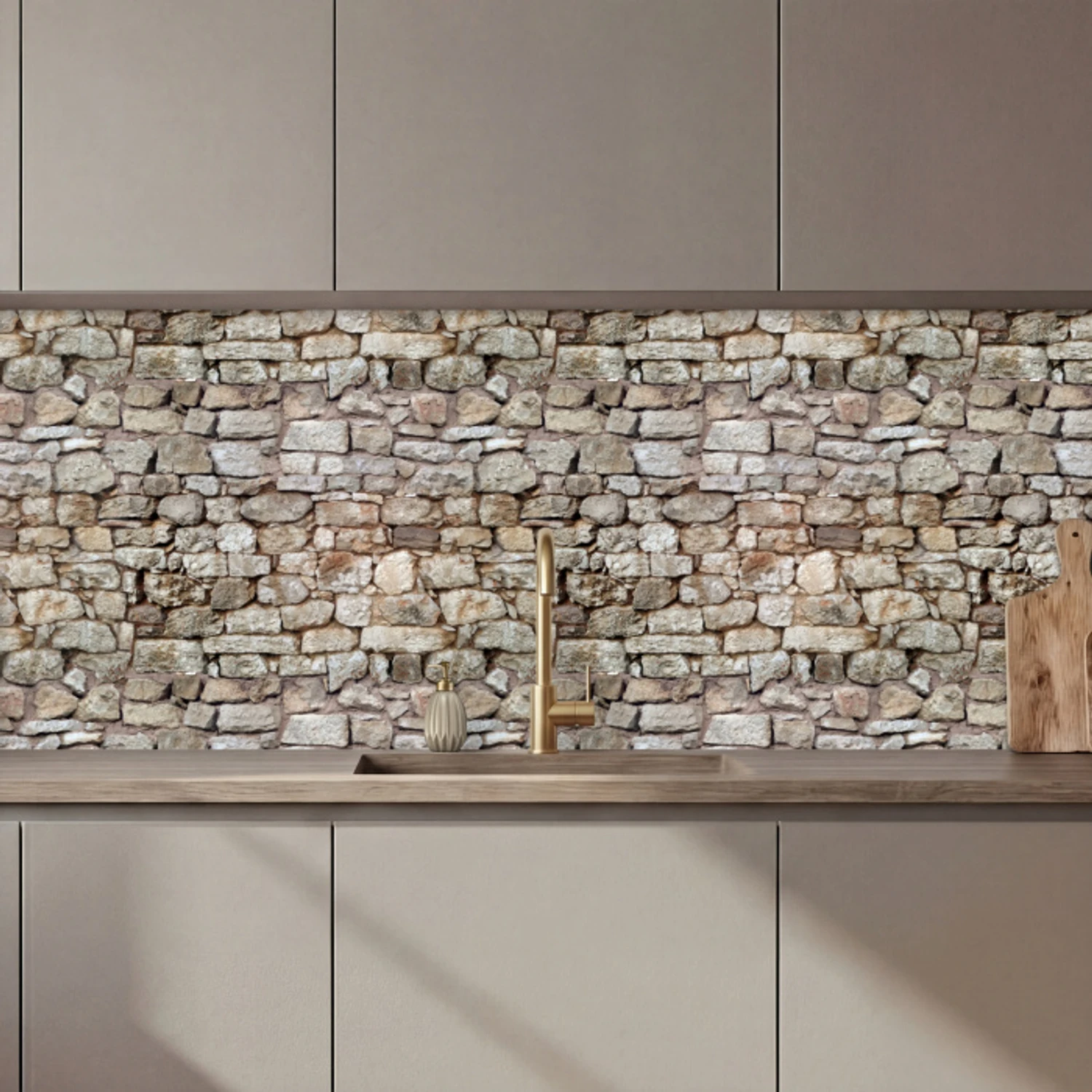 Ruw - Stenen - Muur - Natuurstenen keuken achterwand 2 middel 871 zz_3dshopping