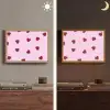 Roze - Hart - Lolly - Snoep Light Box met batterij (Wandlamp) middel -sfeer3
