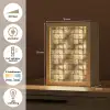 Geometrisch - Tegels - Goud Light Box met kabel (Tafellamp) klein 925 -USP_NL