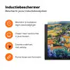 Dorp - Heuvels - Landschap - Bomen Inductie beschermer vinyl 3mm klein -zzzzzzz-td-ups