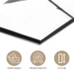 Lelies - Elegant - Zwart - Wit aluminium wit klein -closeup_NL