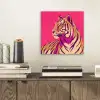 Tijger - Modern - Neon aluminium wit klein -sfeer1