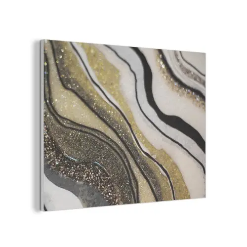 Edelsteen - Abstract - Marmer - Natuur PET vilt klein -3d