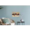 Explosie - Kleurrijk - Vormen - Abstract Muursticker klein -plant