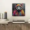 Graffiti - Panda - Jas - Kleurrijk plexiglas 5mm klein -sfeer1