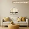 Landschap - Japandi - Beige - Vogels Canvas - Meerluiken 3 luik klein -sfeer6-formaat