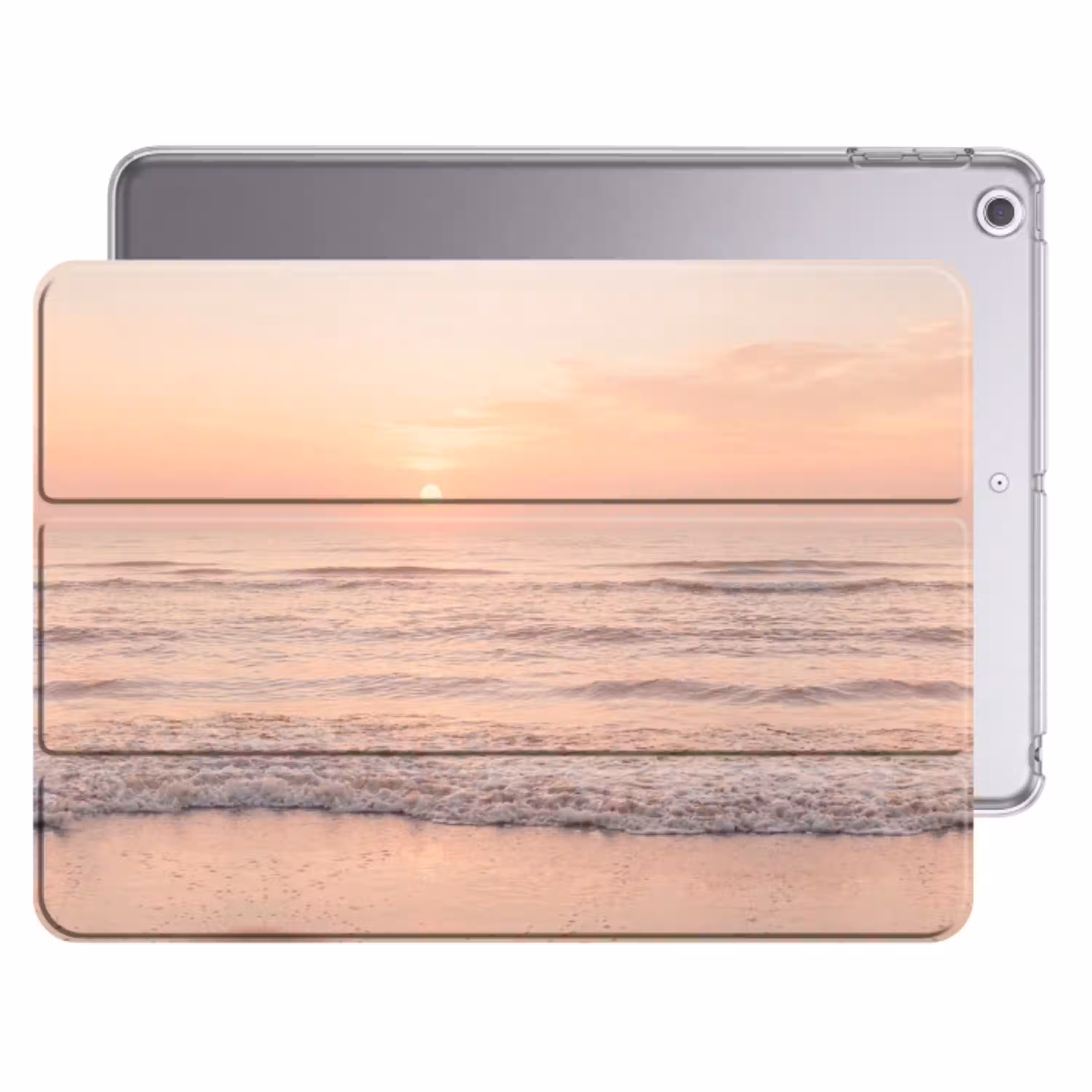 Zon - Strand - Roze Apple iPad 2017 middel -threedimensional_3d_global