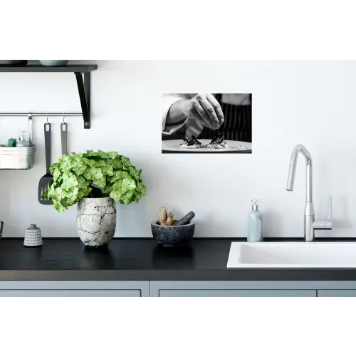 Chef - Garnering - Gerecht Muursticker klein -keuken