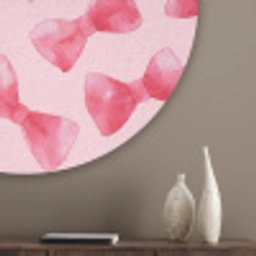 Strikken - Aquarel - Roze Akoestische PET Vilt - Rond klein 838 -sfeer5_closeup