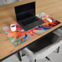 Bloemen - Abstract - Kunst - Modern Muismat XXL klein -sfeer1