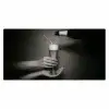 Champagnefles - Glas - Minimalistisch - Spetters Muismat XXL klein -3d_leeg