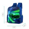 Raceauto - Felgroen - Lichtstralen - Snelheid Kinderrugzak - Blauw middel -productfoto_formaten