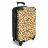 Lichtbruin luipaardpatroon NBS - Handbagage koffer - Kinderen Unisex middel -productfoto_3d