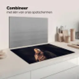 Roofvogel - Buizerd - Bruin Inductie beschermer vinyl 3mm klein -wsfeer7_website