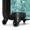Palm bladeren patroon kleurrijk blauw NBS - Handbagage koffer - Volwassenen Unisex middel -wiel