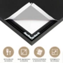 Maan - Hemel - Zwart - Schaduw Textielframe zwart klein -USP_feed_closeupNL
