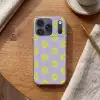 Zonnen patroon - Geel - Paars - Zomer Telefoonhoesje iPhone 17 Pro klein -sfeer1