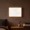 Wolkenstructuur - Roze - Marmer Light Box met batterij (Wandlamp) middel 907 -sfeer4