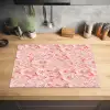 Vloeiend - Olieverf - Roze Inductie beschermer vinyl 3mm klein 276 -sfeer5
