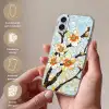 Bloesems - Wit - Mozaïek - Tak Apple iPhone 16 Plus klein -sfeer3_NL