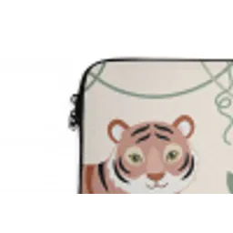 Jungle - Rustiek - Pastel laptophoes neopreen klein -detail